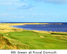 8th green at Royal Dornoch