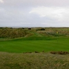 A view of the 2nd green at Western Gailes Golf Club