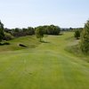A view of the 9th green at Nairn Dunbar Golf Club