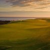 A view of the 3rd green at Balcomie Links Course from Crail Golfing Society