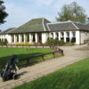 A view of the clubhouse at Torrance House Golf Club