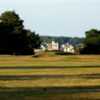 A view of the clubhouse at Panmure Golf Club