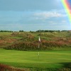 A view of rainbow over green at Panmure Golf Club