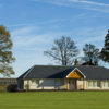 A view of the clubhouse at Dunning Golf Club