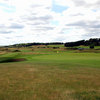 A view of the 1st hole at Lundin Golf Club