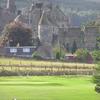 Falkland Golf Club: Falkland Pallace seen from the 9th hole