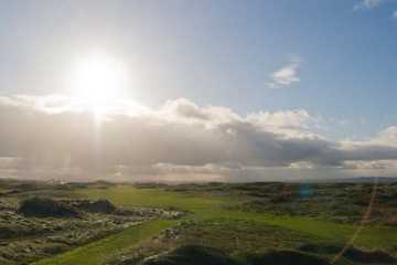 A view of the 5th fairway at Western Gailes Golf Club