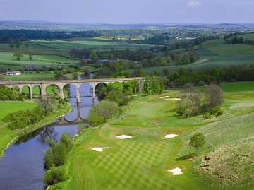 Aerial view of The Viaduct at The Roxburghe Hotel and Golf Course