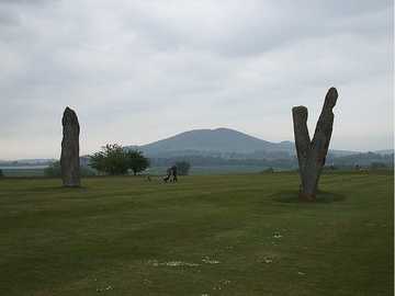 The Standing Stones of Lundie on Lundin Ladies Golf Club ( Photo by Michael Murray )